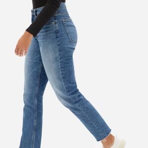 everlane curvy cheeky straight classic raw hem jeans size 29 | BNWT